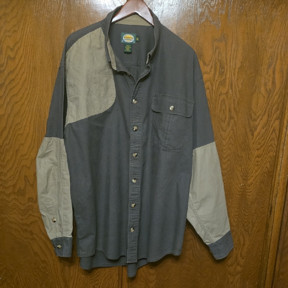 Cabela's Gray and Tan Military Field Jacket